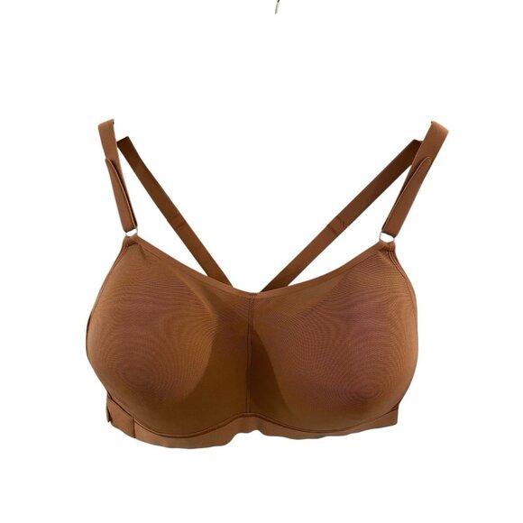 SHEFIT ROSE TAUPE SPORTS BRA SZ 4 LUX - Picture 1 of 3